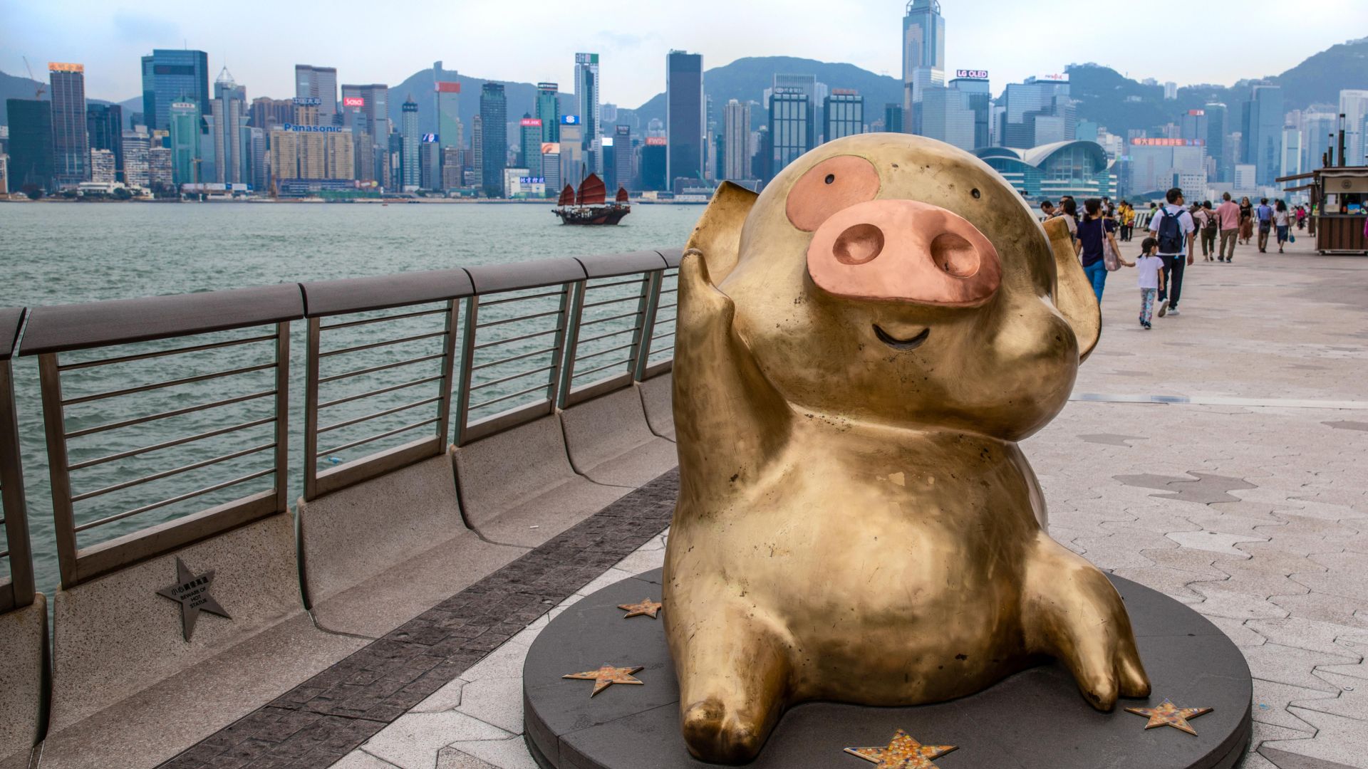 维多利亚港夜景