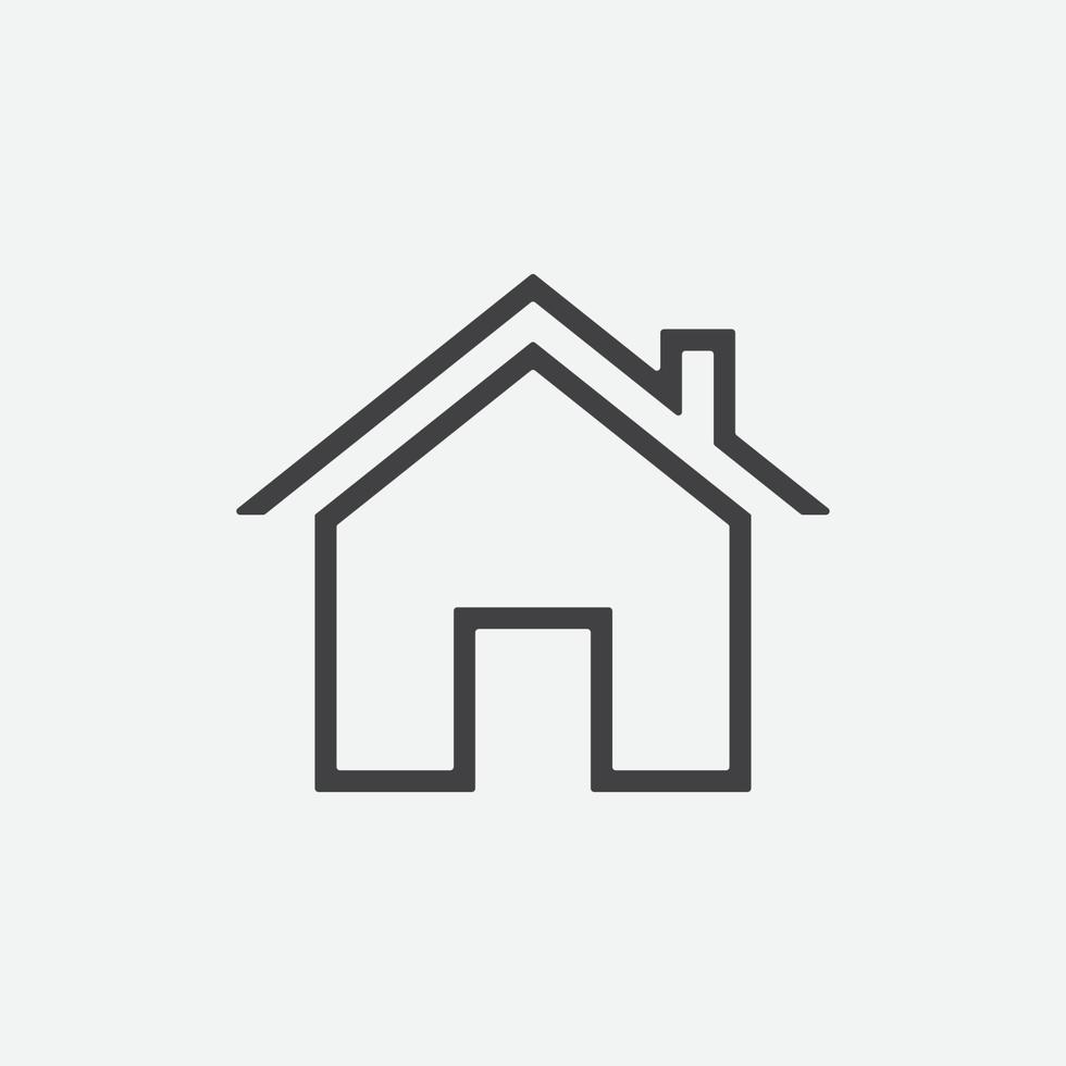 House or home vector icon in linear style, Home vector icon illustration  sign, home simple icon, Small house Icon Vector, Simple flat house symbol.  Home Illustration 15271944 Vector Art at Vecteezy