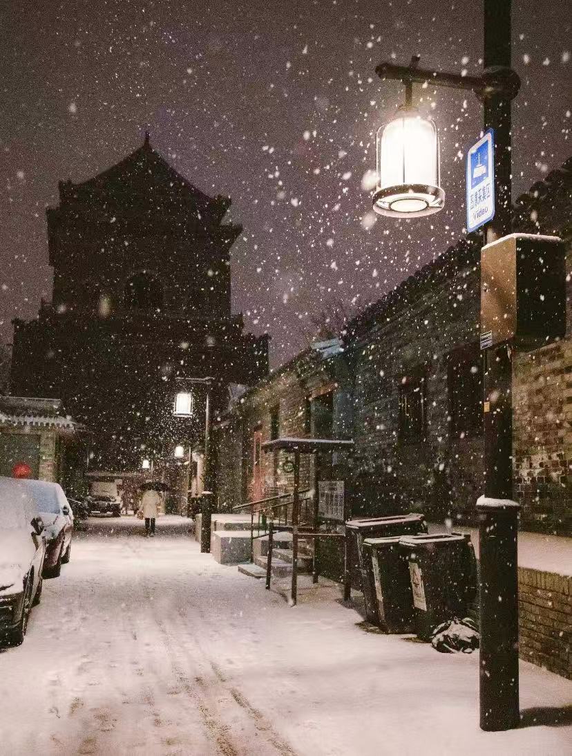 胡同雪景